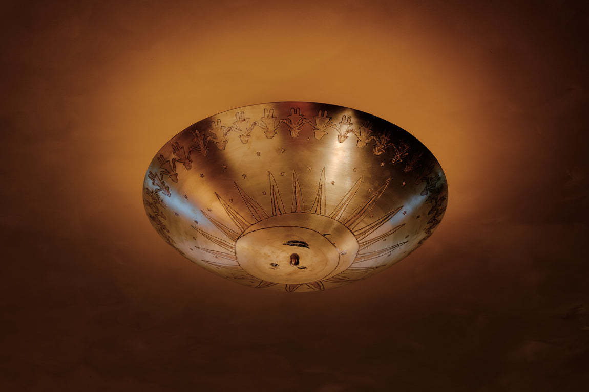 Arundel Flush Mount Mod. 36, Artist Edition, A Long Walk To Never // Photography by William Jess Laird