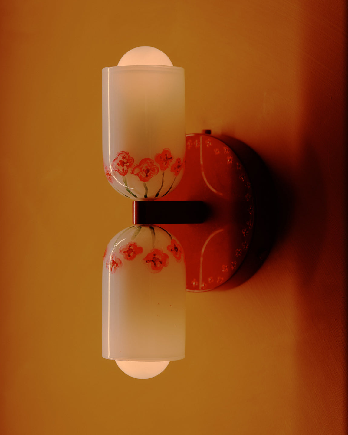 Chromatic Glass Up Down Sconce, Artist Edition: Sakura // Photography by William Jess Laird