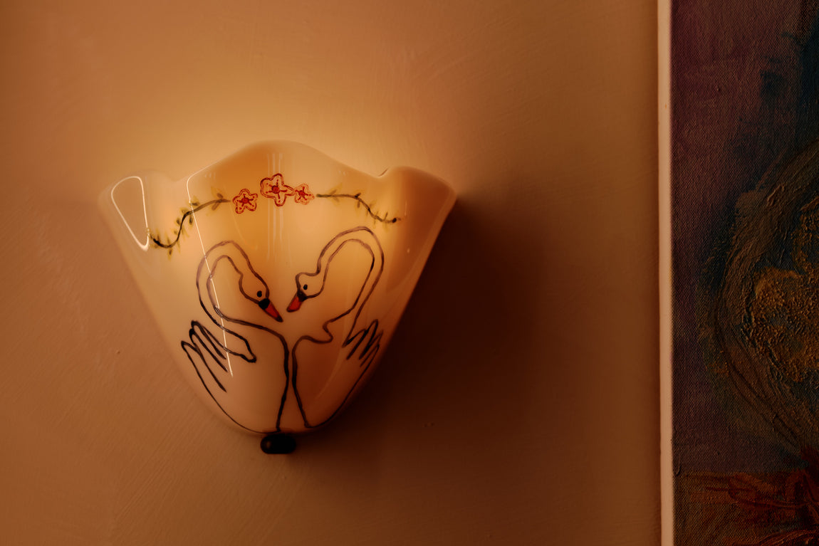 Vera Sconce, Artist Edition: Swans in Love // Photography by William Jess Laird