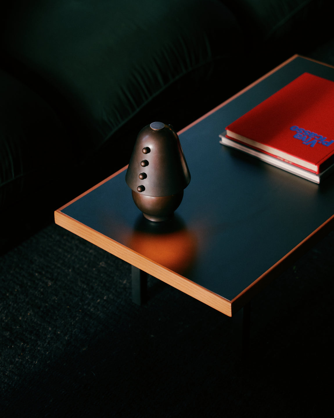 Gemma Portable Table Lamp // Pewter // Photo by William Jess Laird