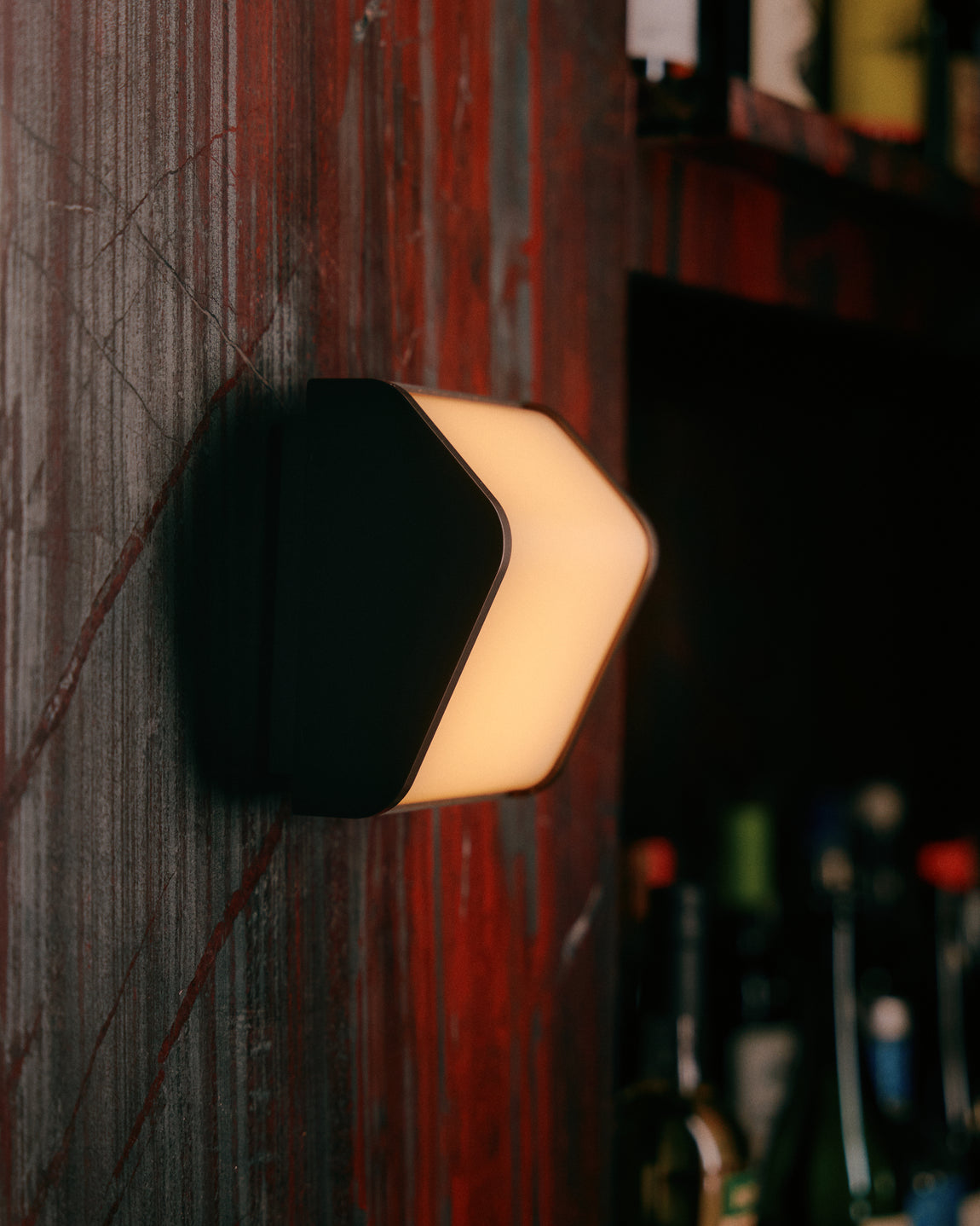 Lyra Sconce // Almond / Blackened Brass // Photo by William Jess Laird