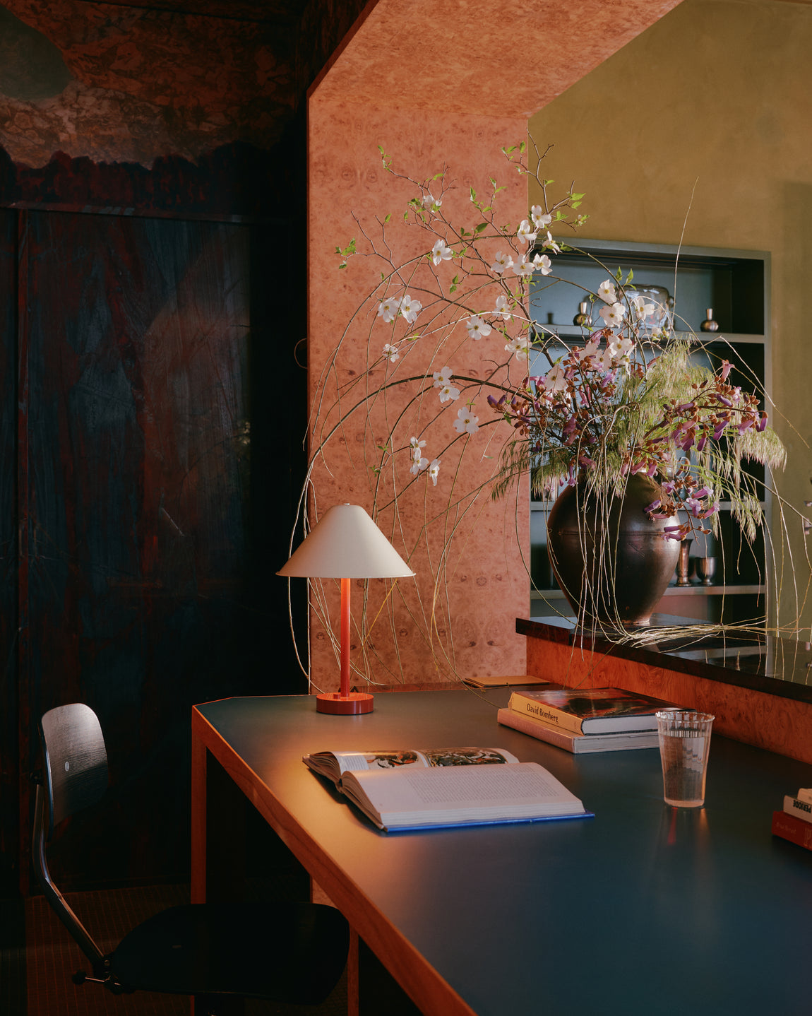 Eave Table Lamp // Bone / Oxide Red // Photo by William Jess Laird