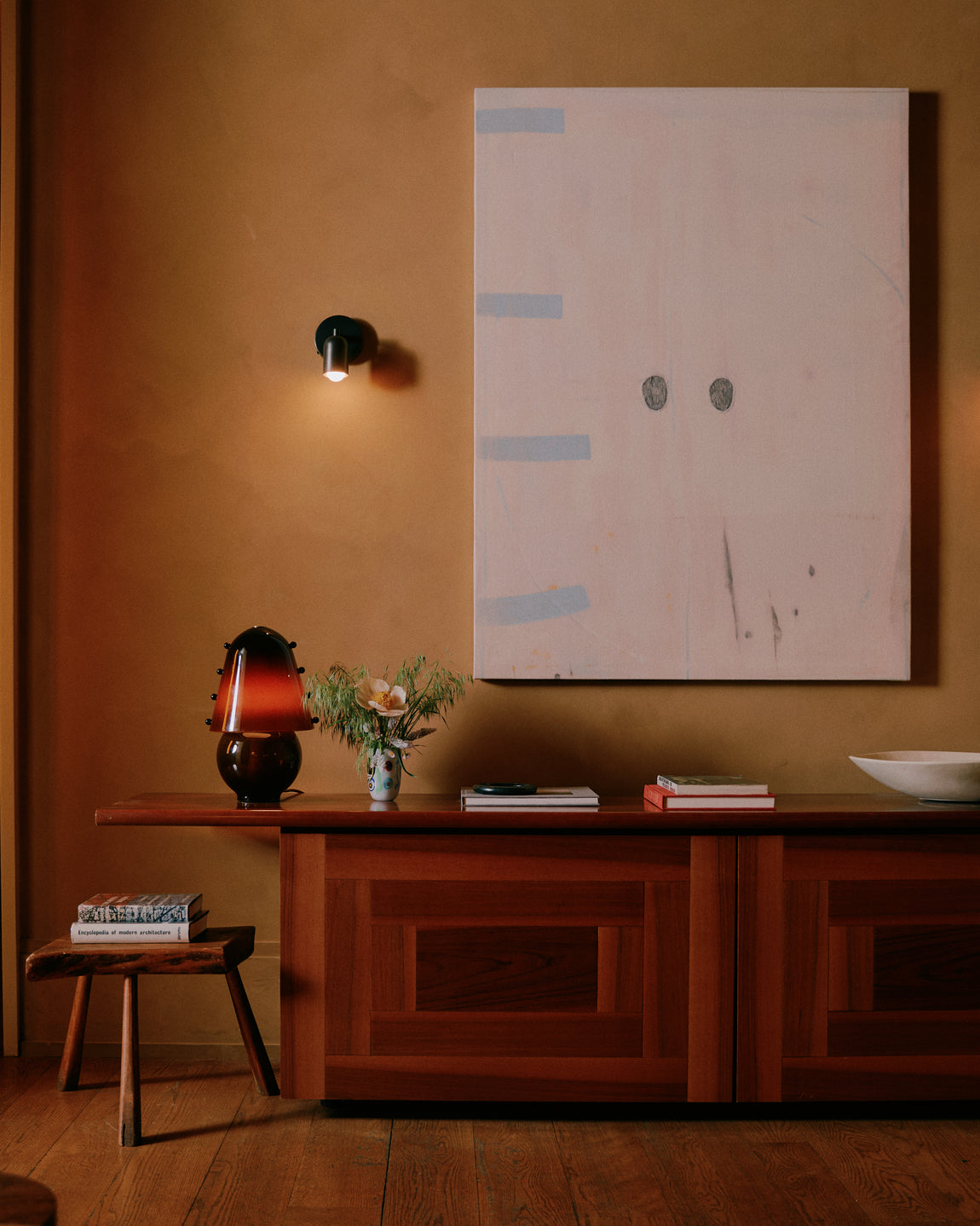 Fixed Down Sconce // Blackened Brass // Photo by William Jess Laird