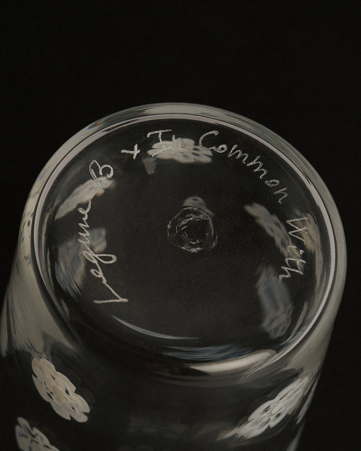 Meadow Glass // Hand-engraved signature on each Meadow Glass. // Photography by Jenna Saraco