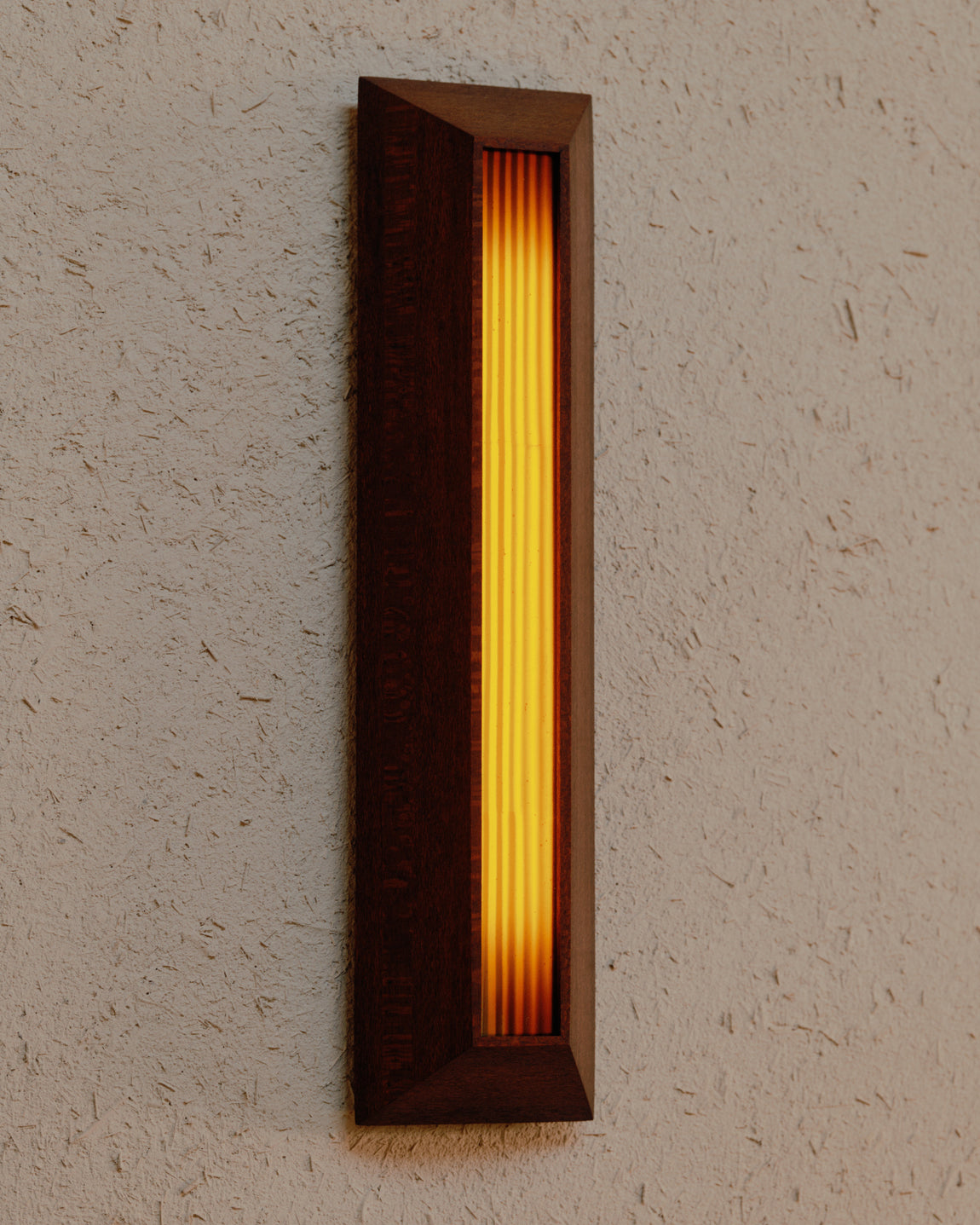 Mira Surface Mount // Zinnia Stripes / Darkened Leopardwood / Linear // Photo by William Jess Laird