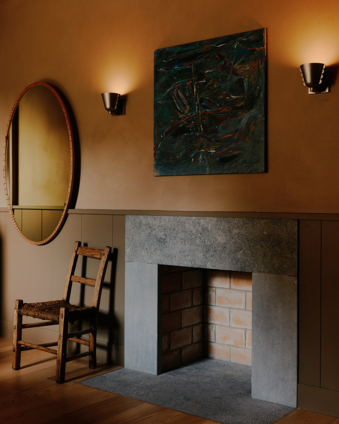 Brass Calla Sconce // Pewter // Photo by William Jess Laird