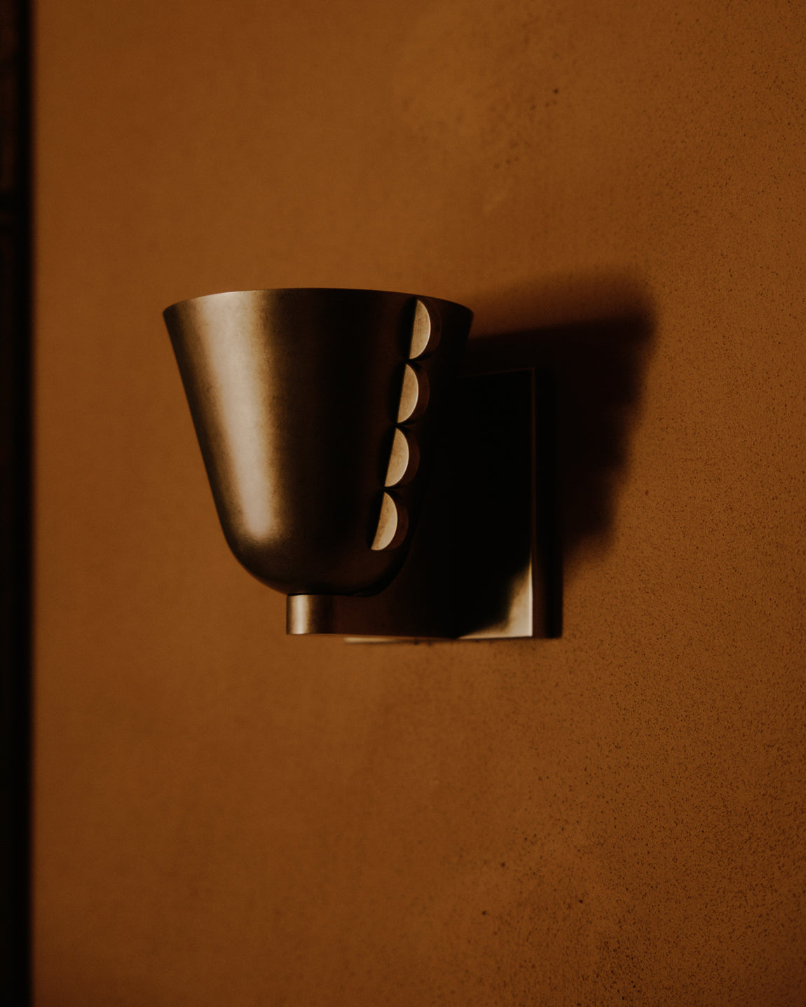 Brass Calla Sconce // Pewter // Photo by William Jess Laird