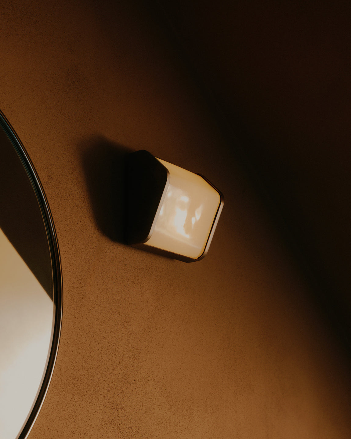 Lyra Sconce // Almond / Pewter // Photo by William Jess Laird