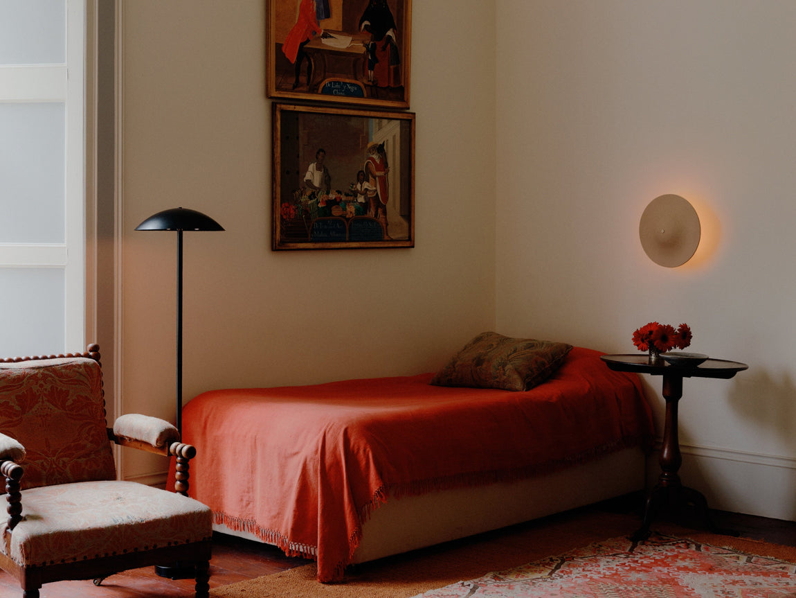 Arundel Floor Lamp // Black / Black // Photo by William Jess Laird