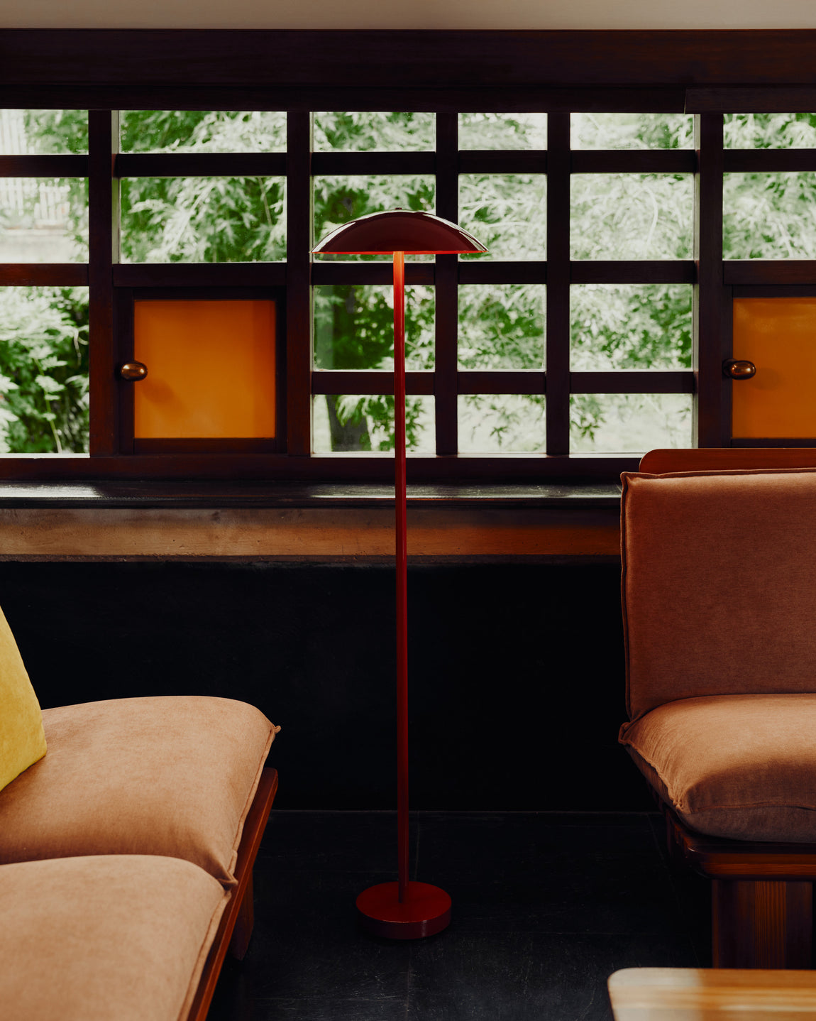 Arundel Floor Lamp // Oxide Red // Photo by Bastian Achard