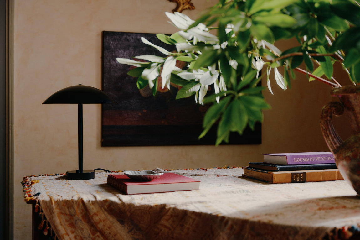 Arundel Table Lamp // Black / Black // Photo by William Jess Laird