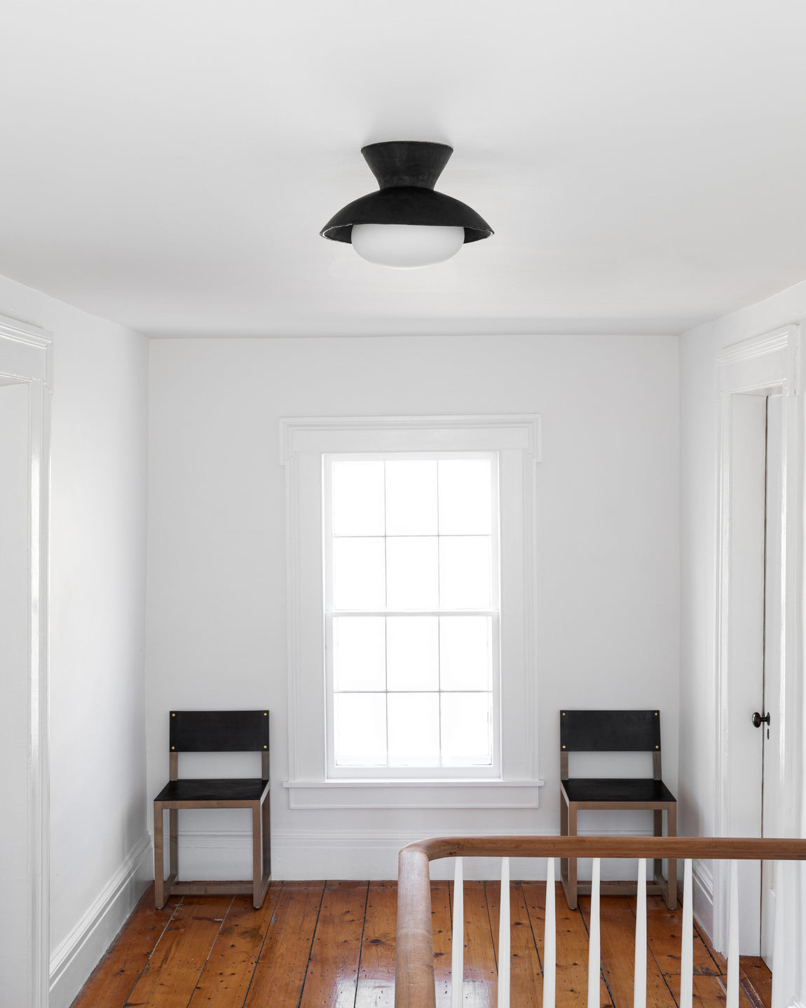 Cadmus Flush Mount // Anthracite // Photo by Sarah Elliott