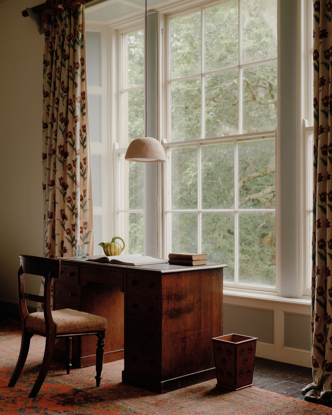 Dome Pendant // Tan Clay / Pewter // Photo by William Jess Laird