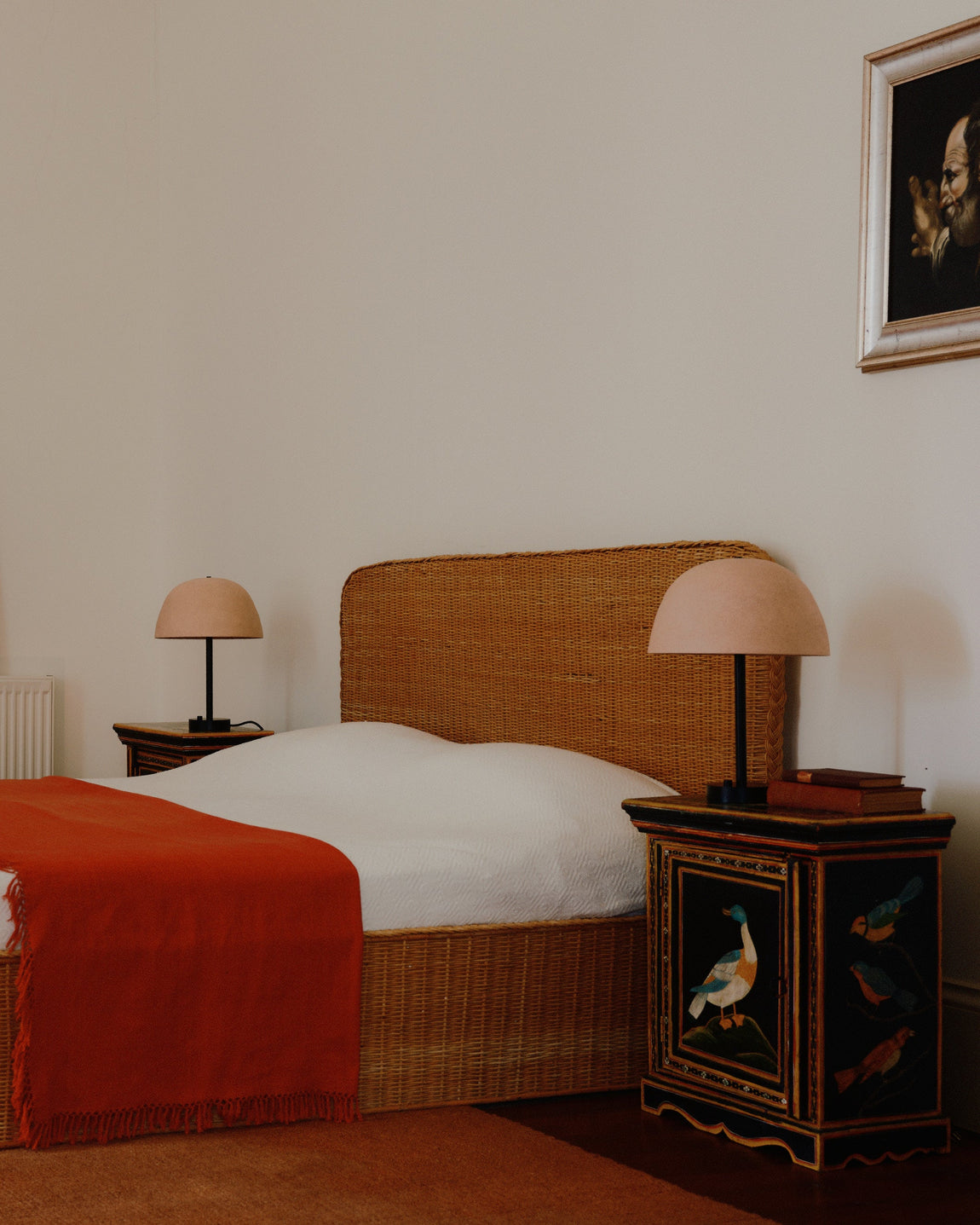 Dome Table Lamp // Tan Clay / Black // Photo by William Jess Laird