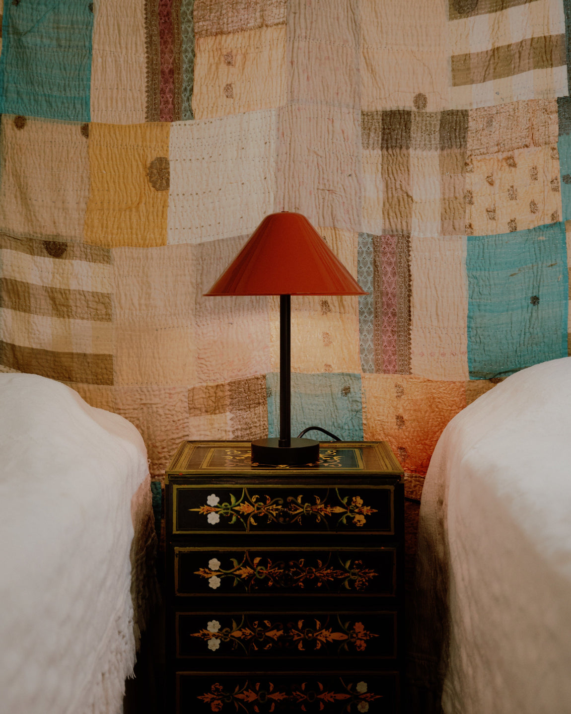 Eave Table Lamp // Oxide Red / Black // Photo by William Jess Laird