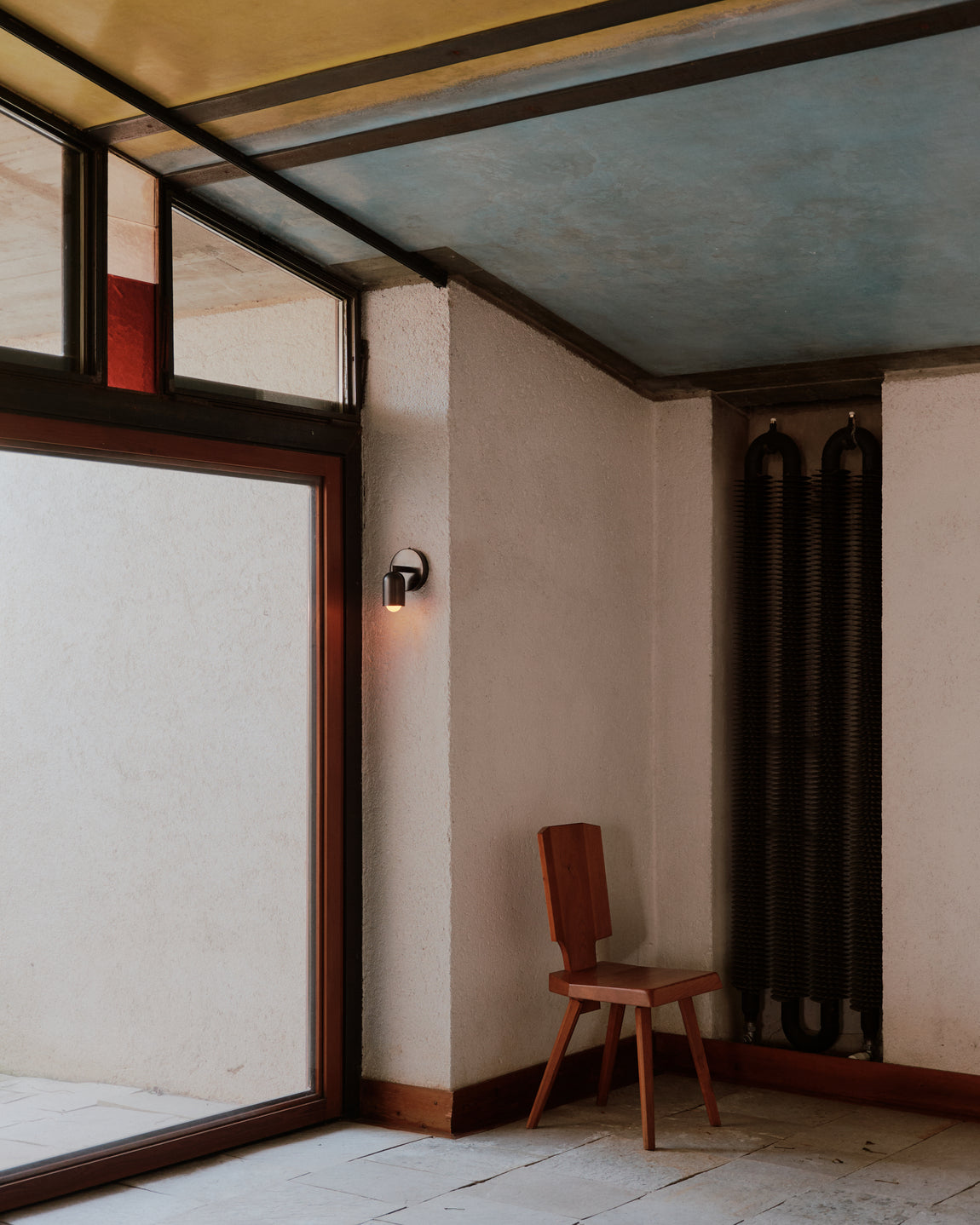 Fixed Down Sconce // Blackened Brass // Photo by William Jess Laird