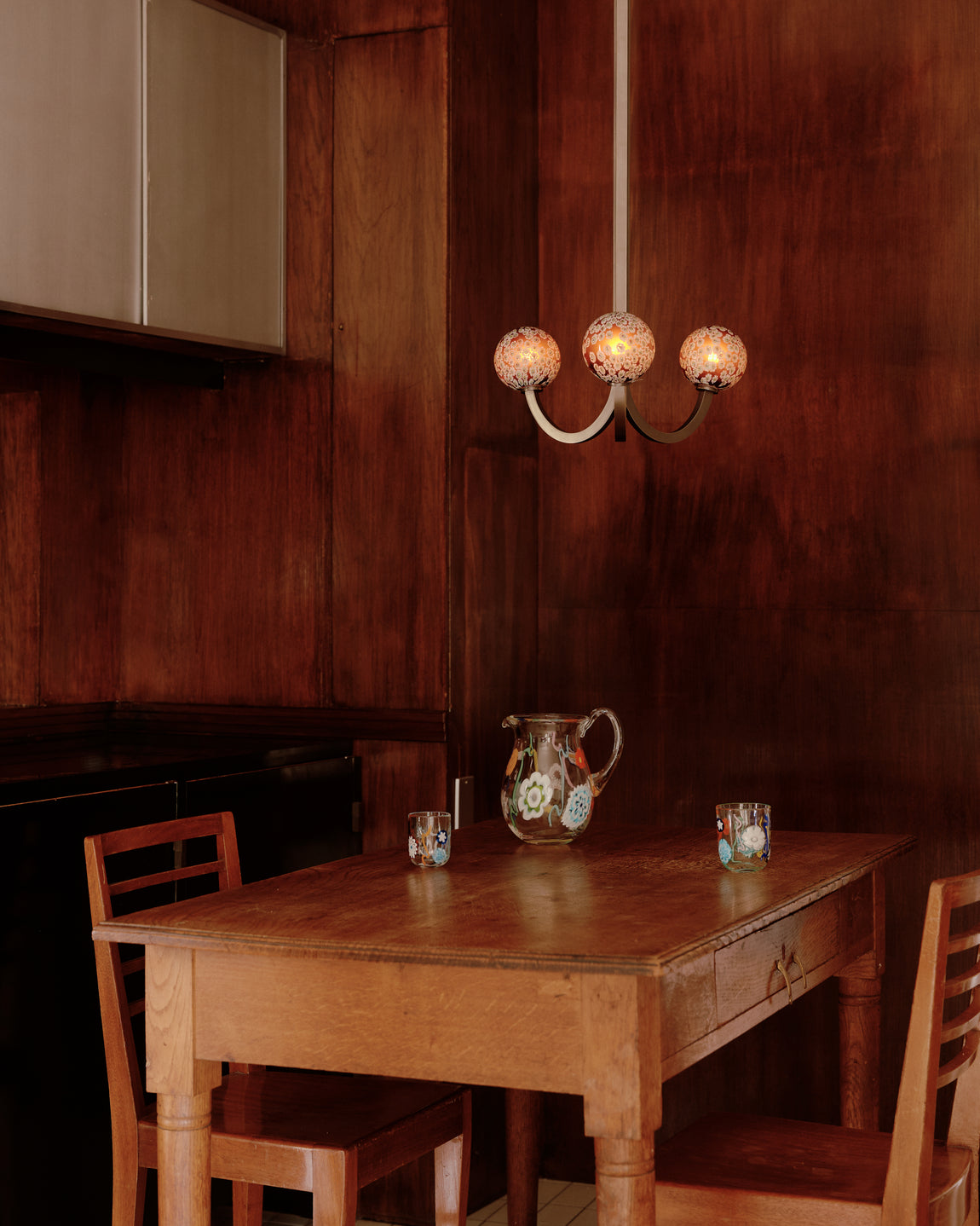 Murano Glass Cosmos Chandelier // Chamomile / Pewter // William Jess Laird