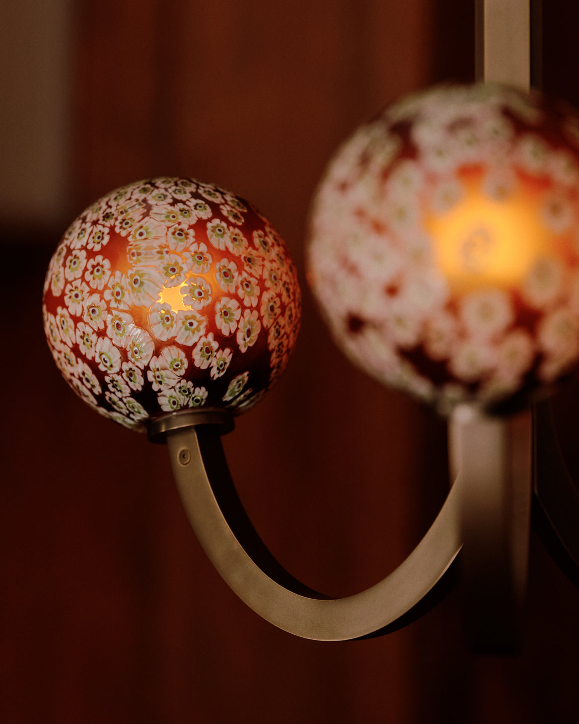 Murano Glass Cosmos Chandelier // Chamomile / Pewter // William Jess Laird