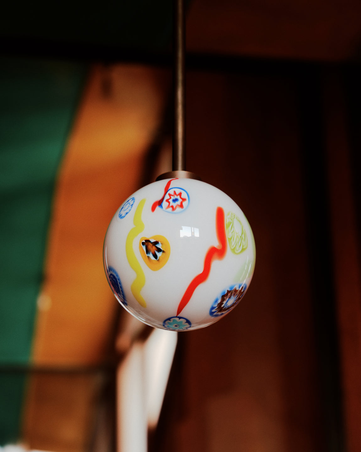 Murano Glass Orb Pendant