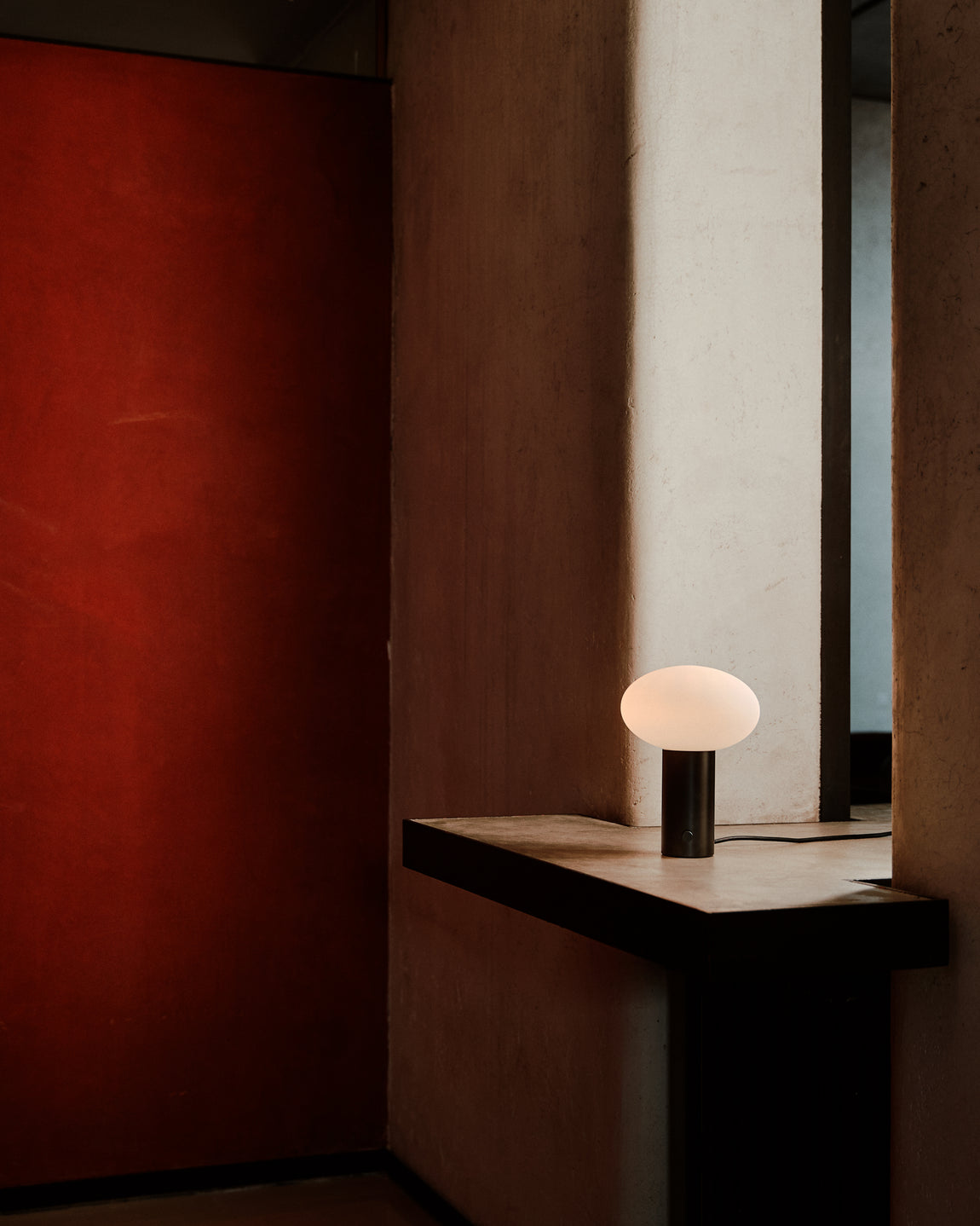 Mushroom Table Lamp // Black // Photo by William Jess Laird