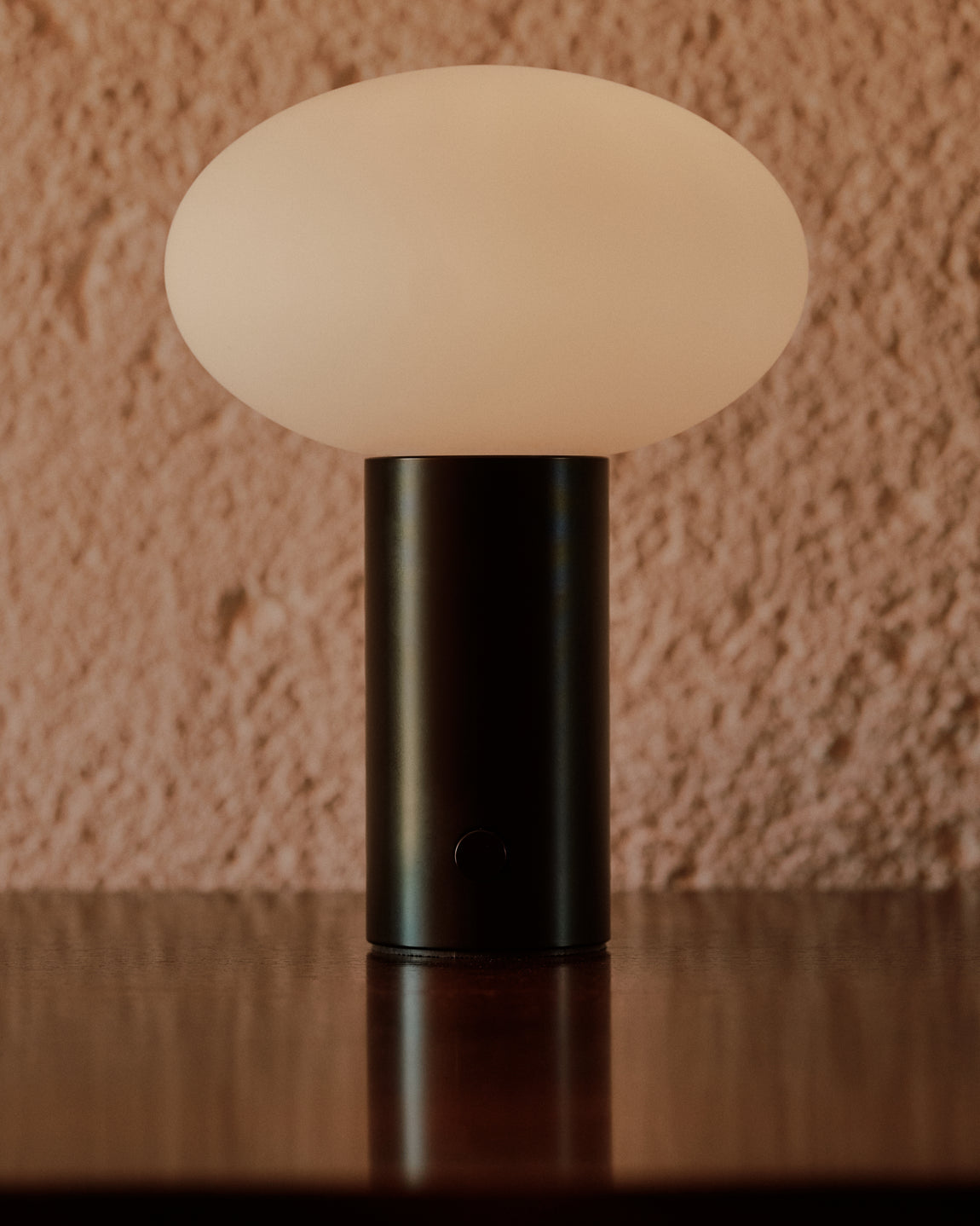 Mushroom Table Lamp // Black // Photo by William Jess Laird