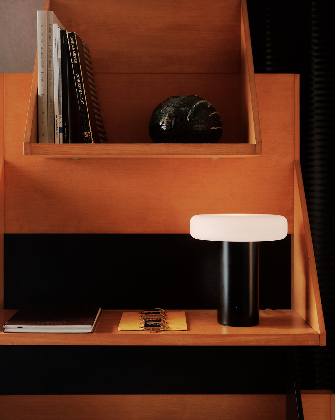 Puck Table Lamp // Black // Photo by William Jess Laird