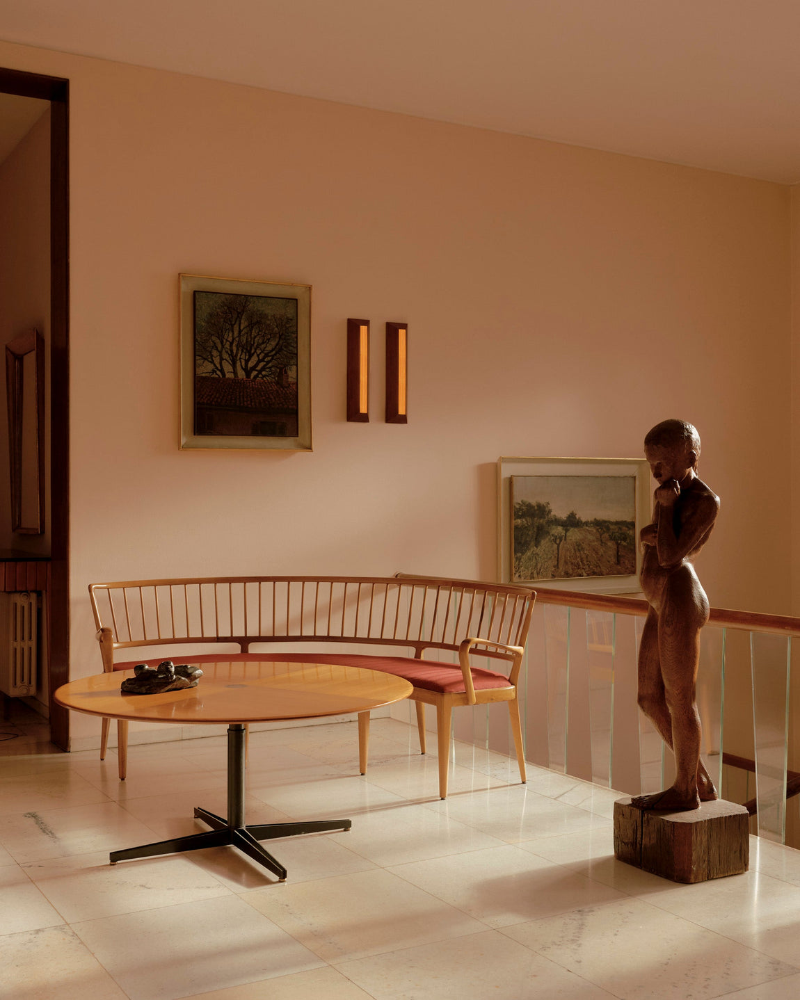 Mira Surface Mount // Pecan / Darkened Leopardwood / Linear // Photography: William Jess Laird