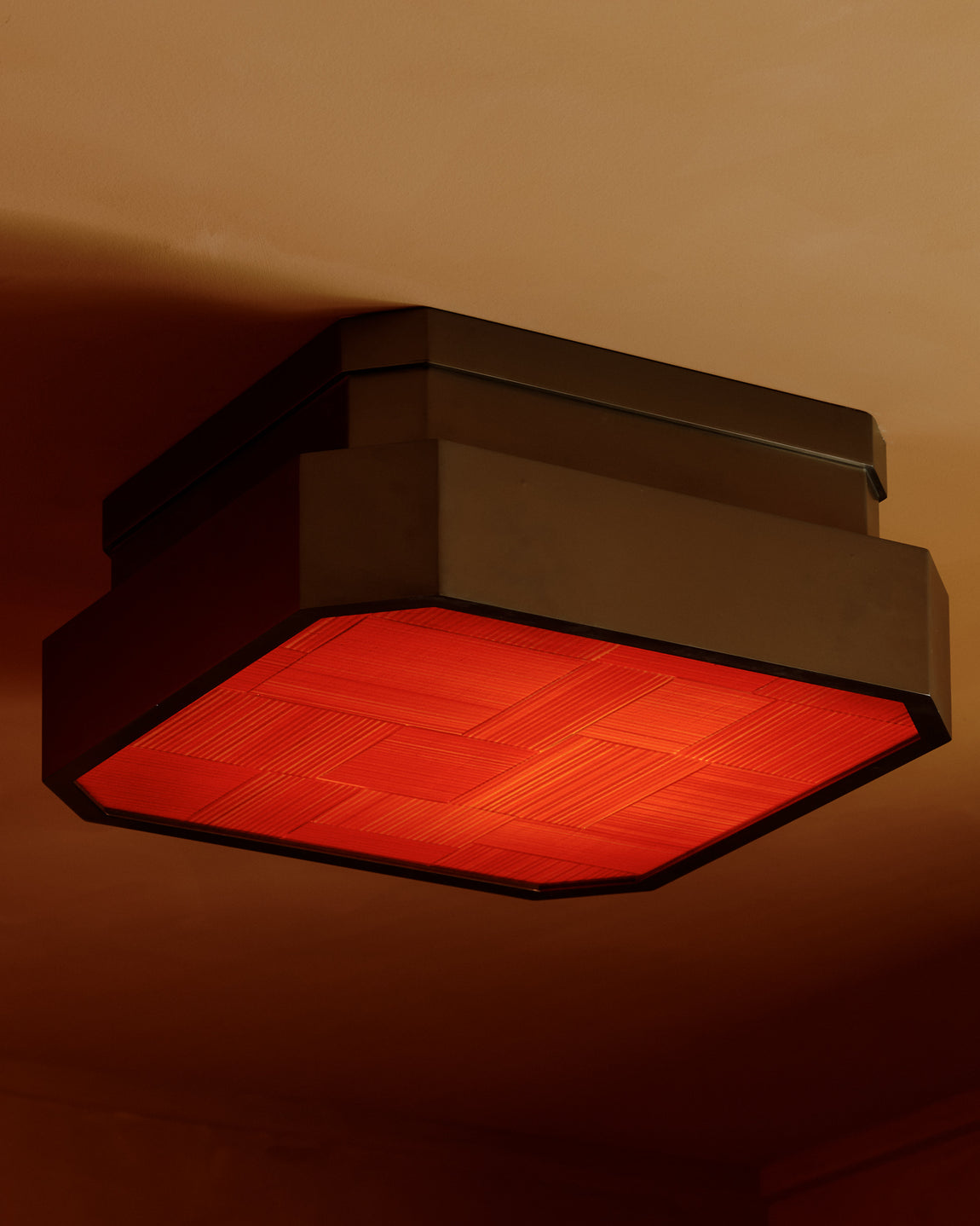 Strata Surface Mount, Large // Garnet Field / Blackened Brass // Photography by William Jess Laird