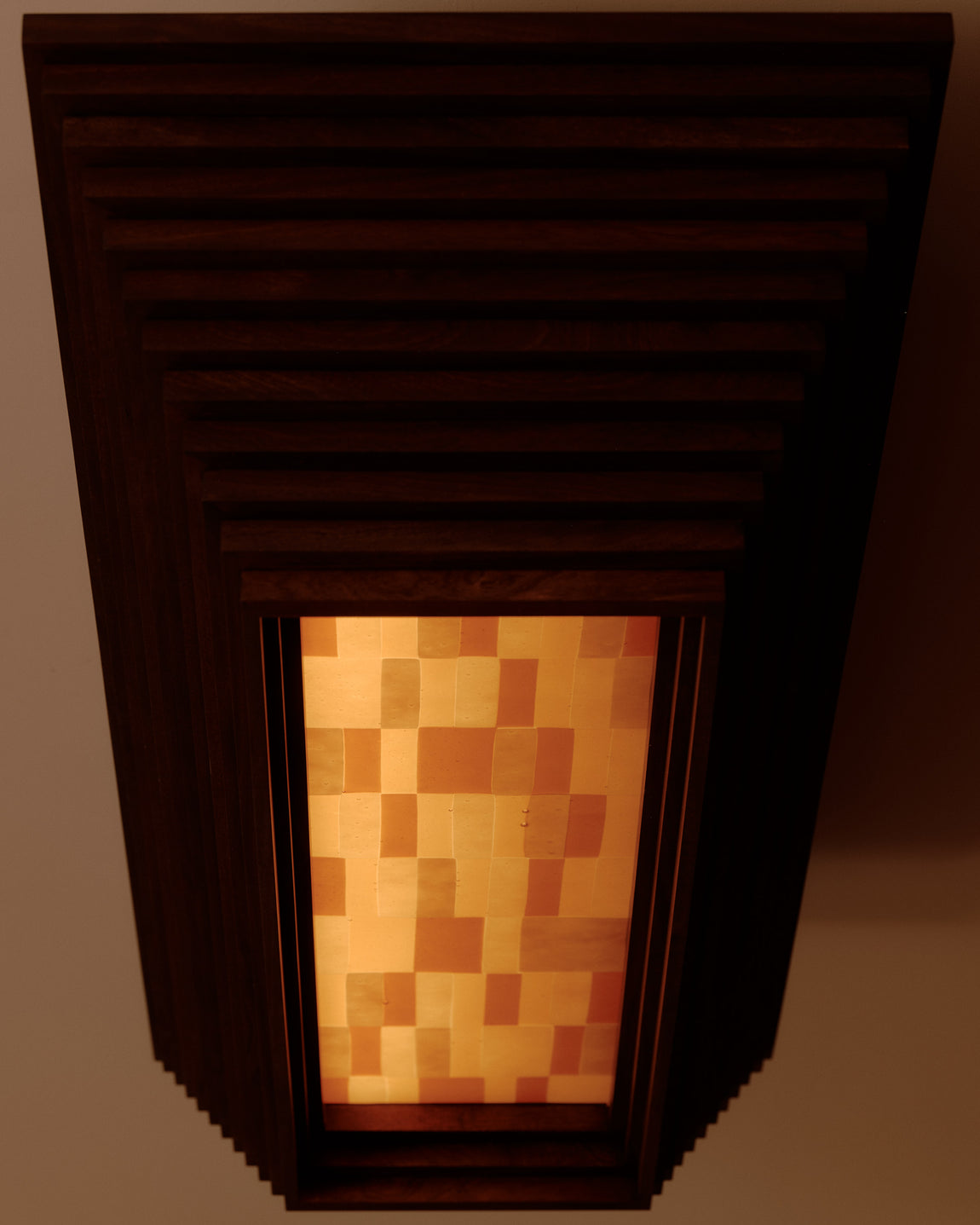 Scala Flush Mount // Harvest Bond / Darkened Leopardwood // Photography by William Jess Laird